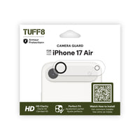 TUFF8 - Protection de caméra pour iPhone 17 Air-Protection de l’objectif de la caméra : aide à protéger contre les rayures et les dommages