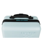Reebok - Collection Captain Valise de cabine à Coque Rigide 21.50 po - Aqua-Doublure signature avec panneau de séparation, poches pratiques et sangles de serrage pour garder le contenu organisé et en place