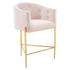 Modway - Savour Touffe Tabouret de comptoir - Rose-Tabouret de comptoir à touffe