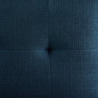 Modway - Privy Acier inoxydable doré Tissu rembourré Chaise d’accent pour salle à manger - Or Azur-8