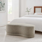 Modway - Nimbus 48" Rembourré Ottoman Bench - Oat-Bois massif, MDF, cadre en contreplaqué