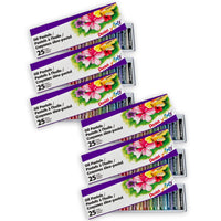 Pentel - Ensemble de pastels à l'huile - 25 couleurs - 6 ensembles-Les pastels sans acide s'appliquent en douceur et se mélangent facilement