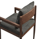 Modway - Remington Fauteuil à manger - Charbon de bois-9