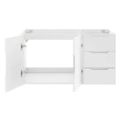Modway - Vitality 36" Armoire de toilette de salle de bain (lavabo non inclus) - Blanc-9