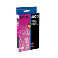 Epson - T802 Cartouche d'encre - Grande capacité - Magenta-Qualité photo supérieure à celle des photos de labo