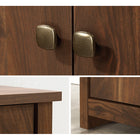 Sauder - Meuble de rangement River Ranch - Grand Walnut-Dimensions: 31,75 po L x 20,5 po P x 59,63 po H