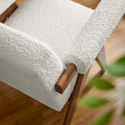 Modway - Lyra Tissu Boucle Fauteuil - Ivoire-Tissu boucle Tissu Rembourrage