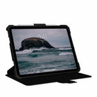 UAG - Étui Robuste Metropolis Folio iPad 10.9 2022 (10th Gen), Noir-Support Apple Pencil et compatible avec l'appairage/chargement Apple Pencil