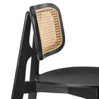 Modway - Habitat Fauteuil d’appoint de salle à manger Ensemble de 2 - Noir-8