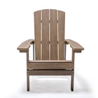 Backyard Lifestyles - Chaise Adirondack - Brun-Ne se fissure pas, ne s’écaille pas, ne rouille pas et ne pèle pas.