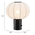 Zuo - Wisteria Lampe de table - Blanc-8