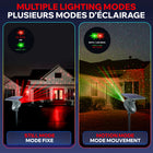 Bell+Howell - Projecteur solaire LED extérieur Startastic avec télécommande - Noir-Un projecteur, des possibilités infinies: motifs lumineux rouges, blancs et bleus sur arbres, murs ou plafonds changez de scène avec la télécommande incluse