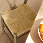 Modway - Amish Tabouret de comptoir - Teck gris usé-Supports de barre pour les pieds