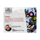 Oscardo - Carnet à couverture rigide avec motif artistique autochtone Ours de John Rombough-Journal d’art autochtone produit de manière éthique, avec des redevances versées à l’artiste ou à sa succession pour chaque achat, soutenant les créateurs autochtones ainsi que la transmission des récits culturels à travers des produits d’art fonctionnels
