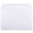 JAM Paper Enveloppes format livret à rabat droit gommé, 6 x 9 po, blanches, 200 par paquet-Taille : 6 x 9 po