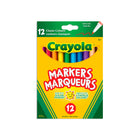Marqueurs à trait fin Crayola, ensemble de 12-Comprend 12 marqueurs à trait fin aux couleurs classiques, parfaits pour la classe