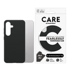 PanzerGlass - CARE Fashion avec QI Compatible Samsung Galaxy S25 Plus - Noir-Design mince et prise en main agréable