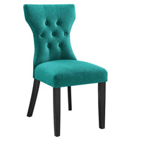 Modway - Silhouette Restauration Fauteuil d’appoint - Sarcelle-Chaise de salle à manger moderne simple