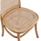 Manhattan Comfort - Lot de 4 chaises de salle à manger Paragon 44,5 cm style industriel chic - Naturel et Avoine-Livré chez vous entièrement assemblé Aucun assemblage requis