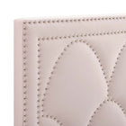 Modway - Greta Performance Velvet Tête de lit King/King de Californie, Rose-Tissu résistant aux taches durable