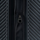 Reebok - GO Collection Ensemble de bagages rigides 2 pièces - Noir-Poignées de chariot avec mécanisme de verrouillage à bouton-poussoir verrouillable dans plusieurs positions