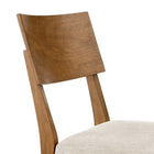 Modway - Pax Bois Fauteuils d’accompagnement à manger Ensemble de 2 - Tissage à bruyère gland beige clair-10
