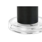 Monarch Specialties - Luminaire - 28 po H Lampe De Table - Métal Noir - Abat-Jour Noir - Contemporain-Dimensions assemblées : 15 po L x 15 po L x 27,5 po H . base : 6 po L x 6 po L x 15,25 po H . abat-jour : 15 po L x 15 po L x 10 po H