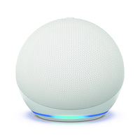 Amazon - Haut-parleur intelligent Echo Dot 5e génération - Blanc glacier-Notre Meilleur Echo Dot Encore - Profitez d'une expérience audio améliorée par rapport à n'importe quel Echo Dot précédent avec Alexa pour des voix plus claires, des basses plus profondes et un son vibrant dans n'importe quelle pièce.