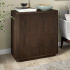 Hudson&Canal - Meuble d'appoint Easton 32 po de largeur - Brun aulne-La base, le dessus et les étagères sont fabriqués en MDF robuste avec une finition brun aulne