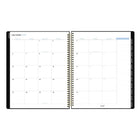 Five Star Style - Agenda scolaire hebdomadaire/mensuel 2026-2027 - 11 po H x 9 po l - triangles noir et or - bilingue-Couverture en poly durable