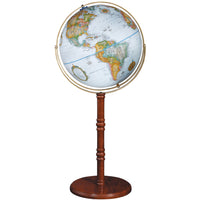 Replogle - Globe terrestre bleu océanique Edinburgh 40 cm - Anglais-Cartographie à jour