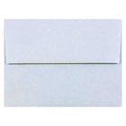  JAM Paper Enveloppes d'invitation parchemin A2 - 4,375 x 5,75 po - Bleu recyclé - paquet de 50-Couleur : bleu, Les enveloppes présentent une finition parchemin marbré pour une touche élégante