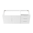 Modway - Vitality 48" Armoire de lavabo de salle de bain compatible double ou simple (non inclus) - Blanc-8