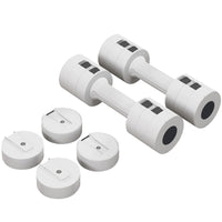 Soozier - Haltères réglables 11 lb, lot de 2-Lot de deux haltères 