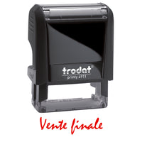 Trodat - Timbre autoencreur Printy sans incidence sur le climat 4911 - "Vente finale"-Contenu en plastique recyclé postconsommation de jusqu'à 65 %