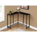 Monarch Specialties - 2158 Table D'Appoint - 36 po L/Marbre Noir/Console De Coin-2