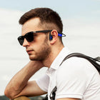 OPN Sound -  Casque audio ouvert Mezzo+ - Noir avec détails bleus-La conception à oreille ouverte offre une expérience d'écoute sans douleur