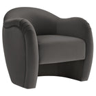 Modway - Compose Performance Velvet Chaise d’accent - Storm Grey-Chaise d’accent polyvalente
