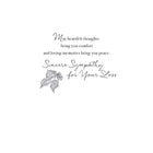 Mill Brook Studio - Cartes de souhaits Sympathie avec enveloppes – 5-3/8 po x 7-3/4 po – Bouquet – paquet de 18-Imprimées sur un papier de qualité non couché