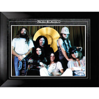 Lynard Skynard with Gold LP - Impression encadree - 38" x 27"-Qualité supérieure - music memorabilia