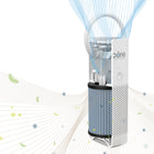 Pure Enrichment - Purificateur d'air portatif HEPA PureZone-Filtre à air 2 en 1 : Le véritable filtre HEPA et le préfiltre à charbon actif nettoient l'air de votre espace personnel de la poussière, du pollen, des squames d'animaux, de la fumée, des spores de moisissures et des odeurs domestiques.