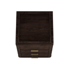 Manhattan Comfort - Table de nuit moderne Evelyn 20" à 3 tiroirs - Marron-Garantie limitée du fabricant de 30 jours