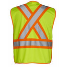 Forcefield - Gilet détachable Deluxe à 5 points, citron vert, petit/moyen-Polyester couleur citron vert