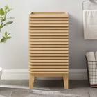 Modway - Render 18" Armoire de toilette de salle de bain (lavabo non inclus) - Chêne-Porte à fermeture douce
