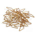 JAM Paper - Pinces papillon colourées - pinces à papier dorées - paquet de 15-Les pinces sont fabriquées à partir de fil d'acier de haute qualité et ont une finition colourée brillante | Capacité de 75 feuilles.