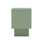 Manhattan Comfort - Table de nuit moderne Ella 19,7" - Vert sauge-Parfait pour le rangement de chevet, les lampes ou les objets de décoration