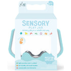 Glo Pals - Pots sensoriels - Amusement givré - Bleu clair-Le bocal activé par l'eau passe par 9 couleurs apaisantes