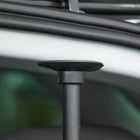 PawHut - Barrière de voiture pour chien, clôture réglable pour VUS - noir-Dimensions totales : 34,3 po 
