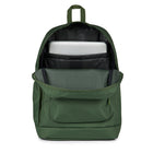 JanSport - Sac À Dos Cross Town Plus - Cargo Green-Poche utilitaire avant avec organisateur