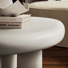 Modway - Elowen Terrasse extérieure Pierre Table basse, Blanc-Silhouette sculpturale